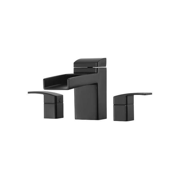 Tub Trim, Matte Black, Deck, Pfister, Mfr#: RT6-5DFB